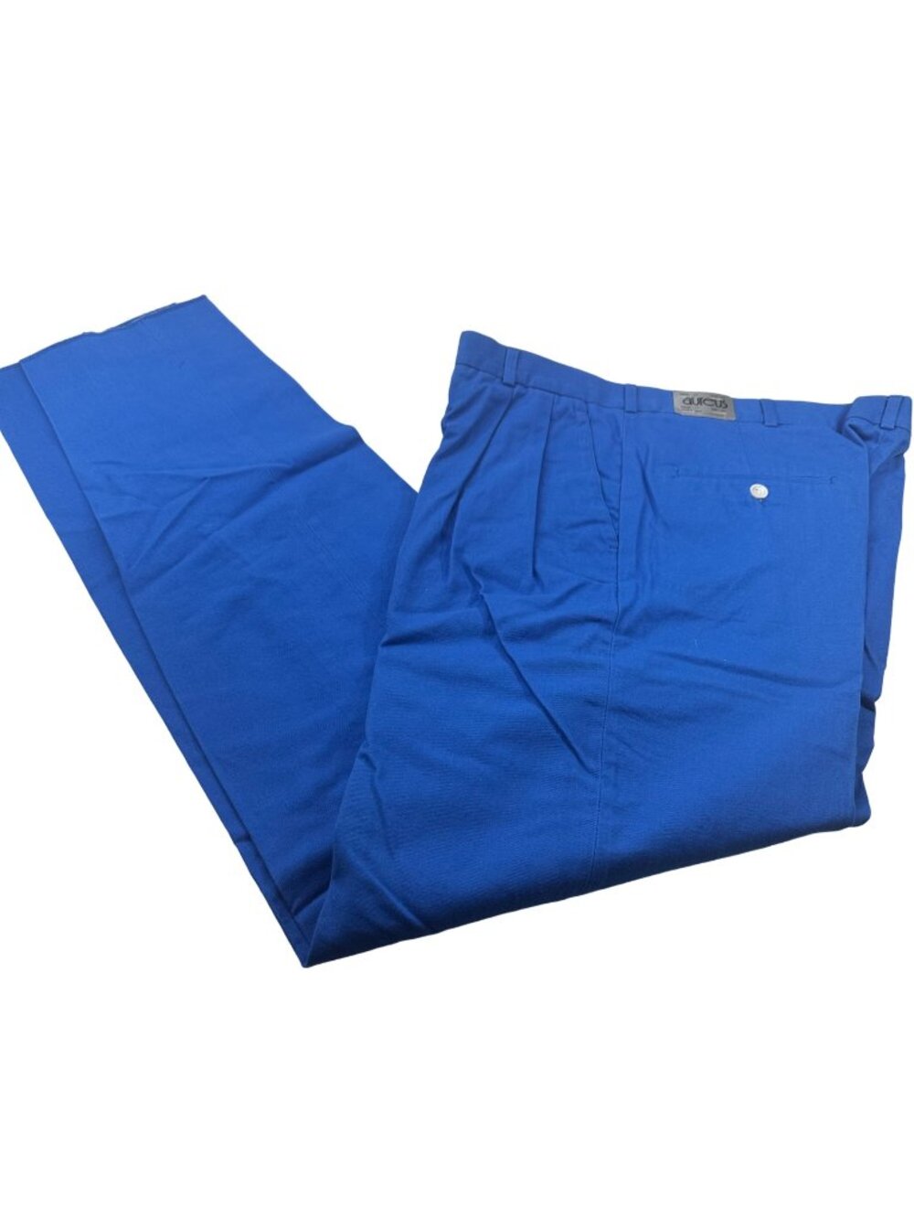 Aureus Men's Sz 36 Pant Pleated Raw Hem Needs To Be Tailored Blue New With Tags